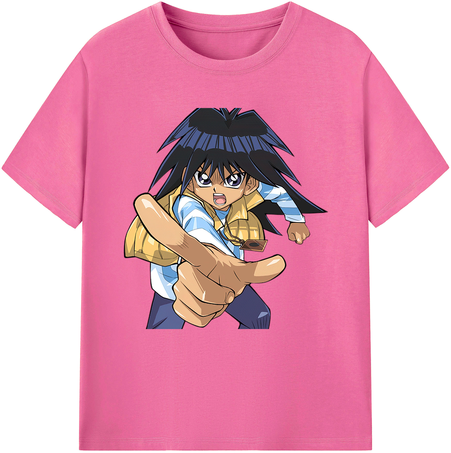 （画像用） 遊☆戯☆王 Yu-Gi-Oh! レディースカジュアルプリントTシャツ（綿100％）
